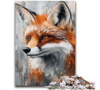 Puzzle 1000 pièces pour Adultes et Adolescents, Jeux éducatifs sur Le thème des Renards, décoration d'intérieur, idéal comme Cadeau pour Toute la Famille, 50x75cm