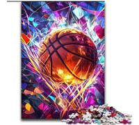 Puzzle 1000 pièces pour Adultes et Adolescents, Jeux éducatifs sur Le thème du Basket-Ball, Cadeaux pour la Famille et Les Amis (Taille 26x38cm)