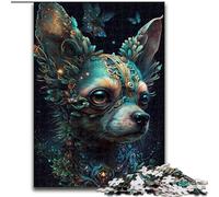Puzzle 1000 pièces pour Adultes et Adolescents, Joli Chien Chihuahua, idéal comme Cadeau éducatif pour Toute la Famille (Taille 50x75cm)