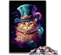 Puzzle 1000 pièces pour Adultes et Adolescents, Jouet Chat Magique, Jeu intellectuel pour la décoration de la Maison, à partir de 14 Ans, 50x75cm