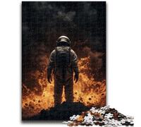 Puzzle 1000 pièces pour Adultes et Adolescents, Jouet éducatif Anti-Stress, Catastrophe d'astronautes, Cadeaux du Père Noël Secret pour Les 14 Ans, 50x75cm