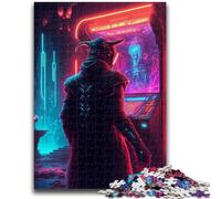 Puzzle 1000 pièces pour Adultes et Adolescents, Jouet éducatif Anti-Stress, méchant futuriste, Cadeau du Père Noël Secret pour Les 14 Ans, 50x75cm