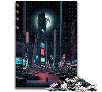 Puzzle 1000 pièces pour Adultes et Adolescents, Jouet éducatif Anti-Stress, New York City, Cadeaux du Père Noël Secret pour Les 14 Ans, 26x38cm