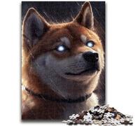 Puzzle 1000 pièces pour Adultes et Adolescents Jouet éducatif et éducatif pour Apprendre à Chien Heureux pour Toute la Famille (26x38cm)