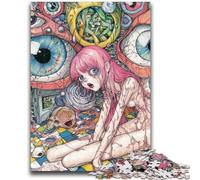 Puzzle 1000 pièces pour Adultes et Adolescents, Jouets d'art psychédélique, Jeux éducatifs, Anti-Stress, Convient pour la décoration de Bureau, 50x75cm