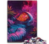 Puzzle 1000 pièces pour Adultes et Adolescents, Jouets d'astronautes psychédéliques, Jeux éducatifs, Anti-Stress, Interaction Parent-Enfant, pour Les 14 Ans et Plus, 50x75cm
