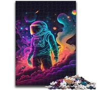 Puzzle 1000 pièces pour Adultes et Adolescents, Jouets d'astronautes spatiaux, Jeux éducatifs, Anti-Stress, Interaction Parent-Enfant, pour Les 14 Ans et Plus, 26x38cm