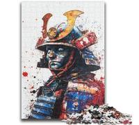 Puzzle 1000 pièces pour Adultes et Adolescents, Jouets de Guerrier Ninja Japonais, Jeux éducatifs, Anti-Stress, Convient pour la décoration de Bureau, 50x75cm