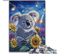 Puzzle 1000 pièces pour Adultes et Adolescents, Koala Tournesol, Jouets éducatifs, Jeux de Famille, Cadeaux pour Amis et Famille (Taille 26x38cm)
