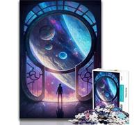 Puzzle 1000 pièces pour Adultes et Adolescents La Porte de l'inconnu Puzzles pour Adolescents Apprentissage éducatif pour est idéal comme Cadeau pour Toute la Famille 38x26cm