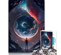 Puzzle 1000 pièces pour Adultes et Adolescents La Porte de l'Inconnu, Puzzles pour Adultes, Cadeaux d'anniversaire Uniques pour Les Enfants de 14 Ans et Plus (Taille 75x50cm)