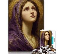 Puzzle 1000 pièces pour Adultes et Adolescents La Vierge Marie Puzzle 1000 pièces, Jouet éducatif Anti-Stress Superbes Cadeaux et Jouets (Taille 38x26cm)
