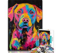 Puzzle 1000 pièces pour Adultes et Adolescents Labrador, Jeux éducatifs et décoration d'intérieur, idéal comme Cadeau pour Toute la Famille (38x26cm)