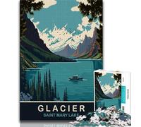 Puzzle 1000 pièces pour Adultes et Adolescents Lac Sainte-Marie, Jouets éducatifs et éducatifs pour la Famille, pour renforcer l'amour Entre Couples (38x26cm)