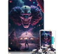 Puzzle 1000 pièces pour Adultes et Adolescents Le Cirque, Jeux éducatifs pour la Famille, décoration d'intérieur, Cadeau (Taille 75x50cm)