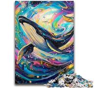 Puzzle 1000 pièces pour Adultes et Adolescents Le Jeu éducatif Familial Blue Whale est idéal comme Cadeau pour Toute la Famille à partir de 14 Ans 38x26cm