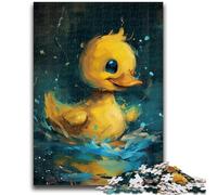 Puzzle 1000 pièces pour Adultes et Adolescents Le Mignon Petit Canard Jaune, Jeu éducatif Familial, est idéal comme Cadeau pour Toute la Famille 14 Ans et Plus, 50x75cm