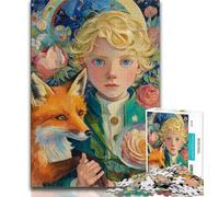 Puzzle 1000 pièces pour Adultes et Adolescents Le Petit Prince et Le Renard 1000 pièces pour Adultes, Cadeaux Secret Santa pour Les 14 Ans et Plus (Taille 75x50cm)