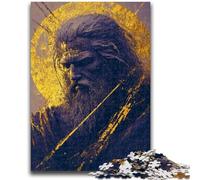 Puzzle 1000 pièces pour Adultes et Adolescents Le Puzzle Jésus doré de 1000 pièces est idéal comme Cadeau pour Toute la Famille Convient aux Enfants de 14 Ans et Plus (75x50cm)