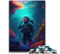Puzzle 1000 pièces pour Adultes et Adolescents Les marées cosmiques aident Le Cerveau à s'exercer Jouets addictifs pour cultiver la Patience Convient aux Couples 50x75cm