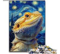 Puzzle 1000 pièces pour Adultes et Adolescents Lézard du Ciel Nocturne, à partir de 14 Ans Décoration d'intérieur comme Cadeau pour Toute la Famille et Les Amis (Taille 50x75cm)