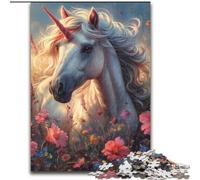 Puzzle 1000 pièces pour Adultes et Adolescents, Licorne de la Jungle, Jouet éducatif et décompressant, Cadeau d'anniversaire, décoration Murale (Taille 26x38cm)