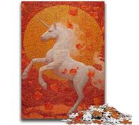 Puzzle 1000 pièces pour Adultes et Adolescents Licorne mystérieuse, Anti-Stress, défi Difficile, idéal comme Cadeau pour Toute la Famille 50x75cm