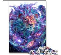 Puzzle 1000 pièces pour Adultes et Adolescents, Lion Magique et Fantastique, pour Un Jeu éducatif Stimulant la mémoire, à partir de 14 Ans (Taille 50x75cm)