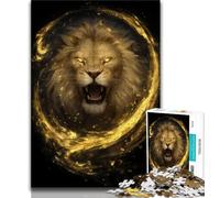 Puzzle 1000 pièces pour Adultes et Adolescents Lions d'Afrique, Jouet éducatif intellectuel décompressant, Cadeau d'anniversaire 75x50cm