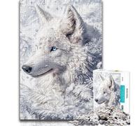 Puzzle 1000 pièces pour Adultes et Adolescents Loup Blanche-Neige Puzzle 1000 pièces Relax Games est Un pour Toute la Famille 26x38cm