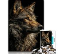 Puzzle 1000 pièces pour Adultes et Adolescents Loup Fantastique, Puzzle 1000 pièces, Cadeau d'anniversaire, décoration Murale pour Les 14 Ans et Plus (Taille 75x50cm)