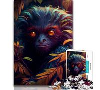 Puzzle 1000 pièces pour Adultes et Adolescents Mad Space Monkey Cadeaux Secret Santa pour Adolescents à partir de 14 Ans 38x26cm