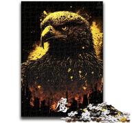 Puzzle 1000 pièces pour Adultes et Adolescents Magnifique Aigle Jeu Stimulant pour Toute la Famille 26x38cm