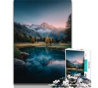 Puzzle 1000 pièces pour Adultes et Adolescents, Magnifiques Montagnes et Lacs, Anti-Stress, séjour à la Maison, Interaction Parent-Enfant (75x50cm)