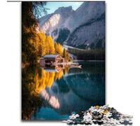 Puzzle 1000 pièces pour Adultes et Adolescents Magnifiques Montagnes et Lacs, Jouets éducatifs et éducatifs pour la Famille, Cadeaux d'anniversaire et Cadeaux Uniques (Taille 50x75cm)