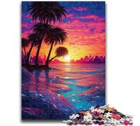 Puzzle 1000 pièces pour Adultes et Adolescents, Magnifiques paysages de plages, Jouets éducatifs, Jeux en Famille, Cadeaux pour Amis et Famille (38x26cm)