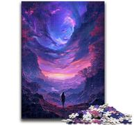 Puzzle 1000 pièces pour Adultes et Adolescents Marcher dans Un Monde Fantastique Jeu éducatif Familial Idéal comme Cadeau pour Toute la Famille pour 14+ 50x75cm