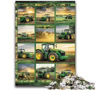 Puzzle 1000 pièces pour Adultes et Adolescents, matériel agricole, Tracteur, Collage, Jeux éducatifs, Jouets à Faire soi-même, idéal comme Cadeau pour Toute la Famille, 26x38cm