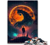 Puzzle 1000 pièces pour Adultes et Adolescents, Monde Fantastique, Jouet éducatif Anti-Stress, Interaction Parent-Enfant, pour Les Enfants de 14 Ans et Plus, 50x75cm