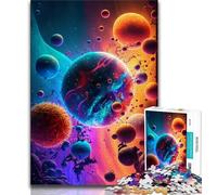 Puzzle 1000 pièces pour Adultes et Adolescents Mondes infinis Puzzle 1000 pièces activité Amusante pour la Maison Jouets pour Les Jours de Pluie Cadeaux d'anniversaire 75x50cm