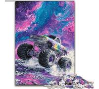 Puzzle 1000 pièces pour Adultes et Adolescents Monster Truck, à partir de 14 Ans Décoration d'intérieur pour Toute la Famille et Les Amis (Taille 26x38cm)