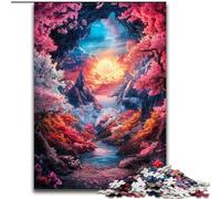 Puzzle 1000 pièces pour Adultes et Adolescents Mont Fuji, activité familiale, décoration d'intérieur Unique et Cadeaux pour Les 14 Ans et Plus (Taille 26x38cm)