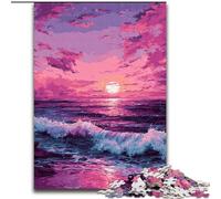 Puzzle 1000 pièces pour Adultes et Adolescents Mont Fuji, Japon Ce Puzzle éducatif est idéal comme Cadeau pour Toute la Famille (Taille 26x38cm)
