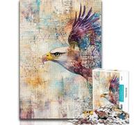 Puzzle 1000 pièces pour Adultes et Adolescents, Motif Aigle Fantastique, Jouets éducatifs et éducatifs pour la Famille, Cadeaux d'anniversaire et Cadeaux Uniques (Taille 75x50cm)