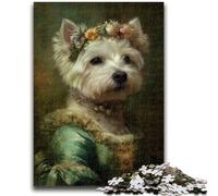 Puzzle 1000 pièces pour Adultes et Adolescents, Motif Chien rétro, Difficile à réaliser, mais Amusant et Humoristique, Jeu éducatif pour Anniversaire, 26x38cm