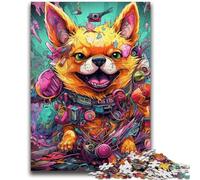 Puzzle 1000 pièces pour Adultes et Adolescents, Motif Corgi Mutant, pour Un Moment de détente à la Maison, avec des pièces de Formes aléatoires entièrement emboîtables (50x75cm)