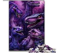 Puzzle 1000 pièces pour Adultes et Adolescents, Motif Dinosaure, Jeu éducatif et Stimulant pour améliorer la mémoire, à partir de 14 Ans (Taille 50x75cm)