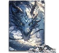 Puzzle 1000 pièces pour Adultes et Adolescents, Motif Dragon animé, décoration Murale Artistique et idée Cadeau d'anniversaire pour Amis, Bureau à Domicile 50x75cm