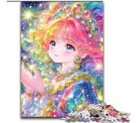 Puzzle 1000 pièces pour Adultes et Adolescents, Motif Elfe animé, Anti-Stress, Difficile, décoration d'intérieur (Taille 50x75cm)