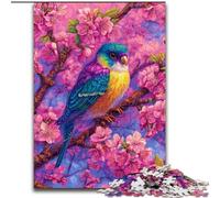 Puzzle 1000 pièces pour Adultes et Adolescents, Motif Fleurs et moineaux, Jouets éducatifs, Jeux de Famille, Cadeaux pour Amis et Famille (Taille 26x38cm)